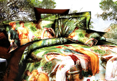 20% OFF on Skilin Polycotton Printed Single Bedsheet