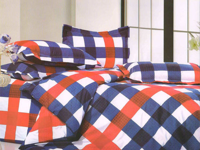 53% OFF on Ellis Cotton Self Design Double Bedsheet