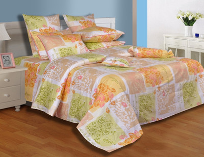20% OFF on Salona Bichona Cotton Floral Single Bedsheet 1 Single Bedsheet, 1 Pillow cover, Orange 20% OFF on Salona Bichona Cotton Floral Single Bedsheet 1 Single Bedsheet, 1 Pillow cover, Orange