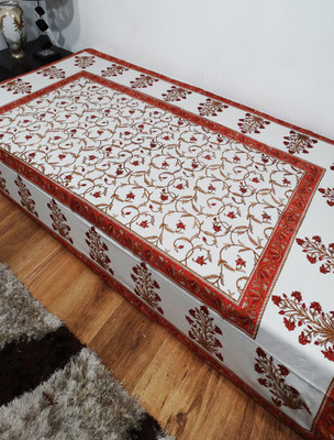 Heritagefabs Cotton Printed Single Bedsheet