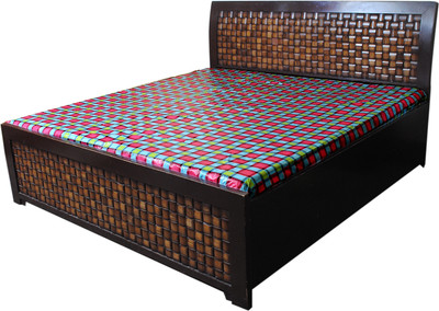 28% OFF on Ryka Nylon Printed Double Bedsheet 1 Piece Pvc Bed Sheet, Multicolor