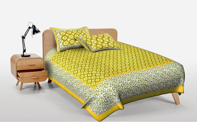 52% OFF on Buyclues Cotton Printed Double Bedsheet 52% OFF on Buyclues Cotton Printed Double Bedsheet