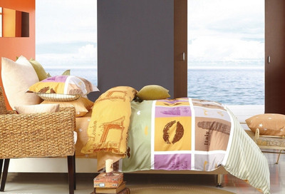 58% OFF on Silver Thread Cotton Checkered King Bedsheet