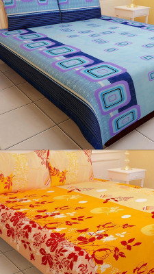 50% OFF on Shopgrab Polycotton Floral Double Bedsheet 50% OFF on Shopgrab Polycotton Floral Double Bedsheet