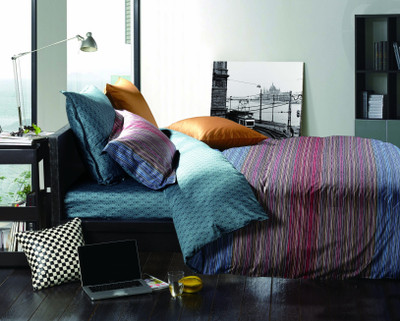 20% OFF on Maishaa Cotton Abstract King Bedsheet