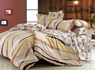 52% OFF on Dexim Cotton Printed Double Bedsheet