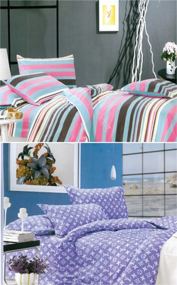 73% OFF on Fabhomes Polycotton Floral Double Bedsheet