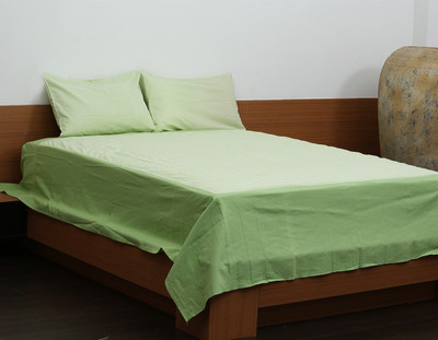 50% OFF on Flazee Cotton Plaid King Bedsheet 1 BedSheet, 2Pillow Cover, Green 50% OFF on Flazee Cotton Plaid King Bedsheet 1 BedSheet, 2Pillow Cover, Green