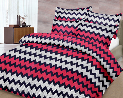 16% OFF on Caps Cotton Self Design Double Bedsheet