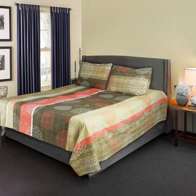 50% OFF on Hemlines Polycotton Floral Double Bedsheet 50% OFF on Hemlines Polycotton Floral Double Bedsheet