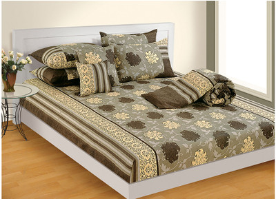25% OFF on Swayam Cotton Printed Single Bedsheet
