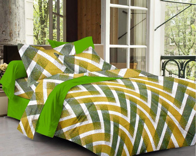 56% OFF on Bedline Home Cotton Printed Double Bedsheet