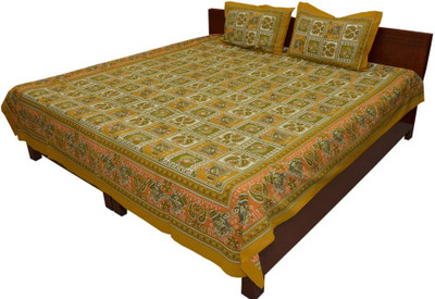 44% OFF on Shopping Rajasthan Cotton Printed Double Bedsheet