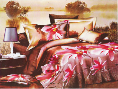 58% OFF on Sabana Polycotton Floral Single Bedsheet