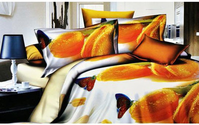 64% OFF on Sapphire Cotton Floral Double Fitted Bedsheet 64% OFF on Sapphire Cotton Floral Double Fitted Bedsheet