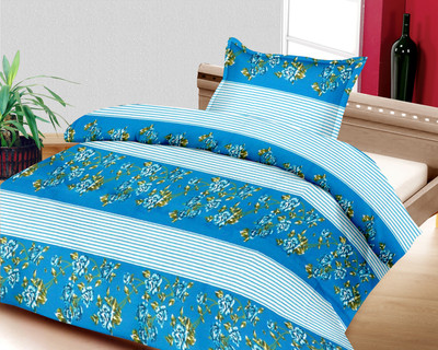 25% OFF on Caps Cotton Self Design Single Bedsheet