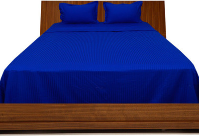 5% OFF on LNT Cotton Striped Double Bedsheet