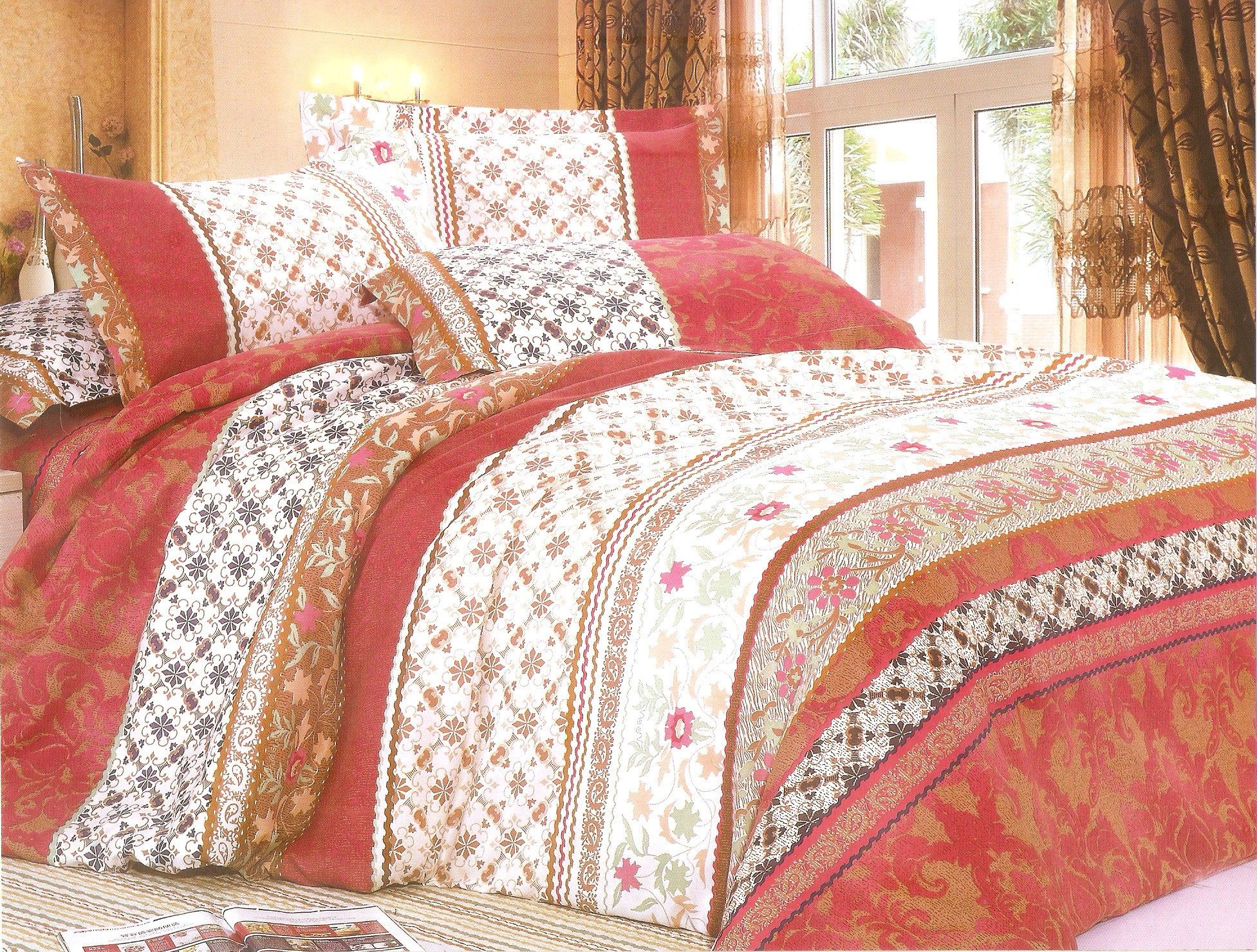 34% OFF on Breeza Polycotton Printed Double Bedsheet