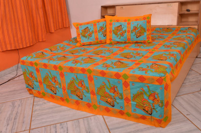 60% OFF on Bedsheet Bazaar Cotton Printed Double Bedsheet 60% OFF on Bedsheet Bazaar Cotton Printed Double Bedsheet