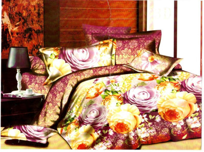 50% OFF on Shopgrab Cotton Floral Double Bedsheet
