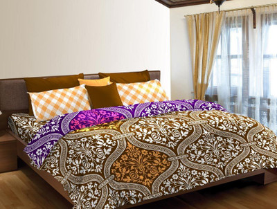 10% OFF on Stellar Home USA Cotton Printed Double Bedsheet 1 Bed Sheet, 2 Pillow Covers, Multi Colour 10% OFF on Stellar Home USA Cotton Printed Double Bedsheet 1 Bed Sheet, 2 Pillow Covers, Multi Colour