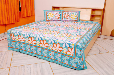60% OFF on Popular Cotton Printed Double Bedsheet 60% OFF on Popular Cotton Printed Double Bedsheet