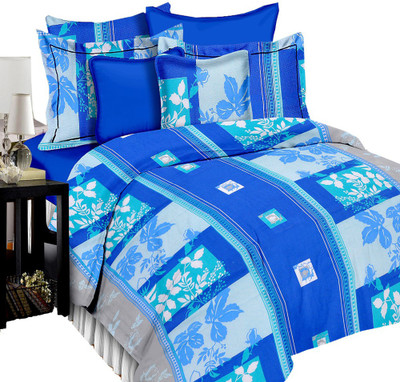 11% OFF on Shop Avenue Cotton Printed Queen Bedsheet