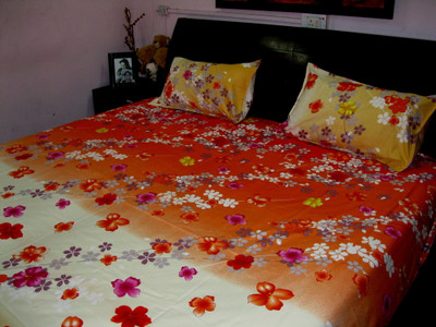 21% OFF on Rajasthani Decor Cotton Floral Queen Bedsheet