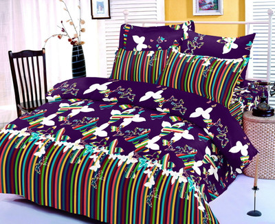 36% OFF on Zigma Collections Cotton Floral Double Bedsheet