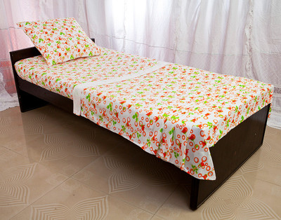 Tangia Cotton Floral Single Fitted Bedsheet