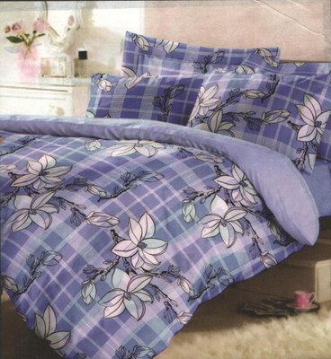 62% OFF on Retro Pool Cotton Floral Double Bedsheet