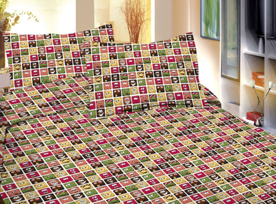 56% OFF on Lali Prints Cotton Printed Single Bedsheet 1 Bedsheet, Multicolor