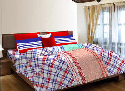 36% OFF on Home Expression USA Cotton Printed Single Bedsheet 1 Bedsheet, 1 Pillow Cover, Blue||Red||White 36% OFF on Home Expression USA Cotton Printed Single Bedsheet 1 Bedsheet, 1 Pillow Cover, Blue||Red||White