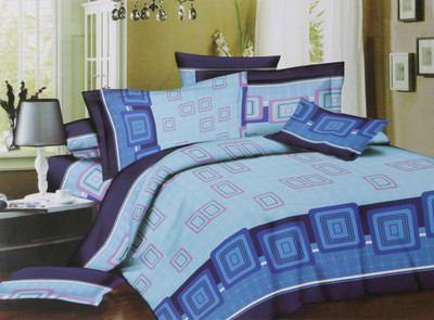 65% OFF on Urban Style Polycotton Geometric Double Bedsheet