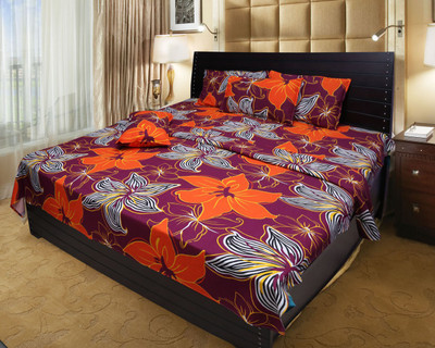 71% OFF on Elegance Cotton Floral Double Bedsheet 71% OFF on Elegance Cotton Floral Double Bedsheet