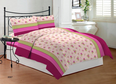 28% OFF on Bombay Dyeing Cotton Double Bedsheet Bedsheet, Multicolor