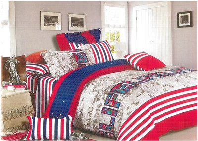 17% OFF on Ross Luxury Living Cotton Printed Double King Bedsheet