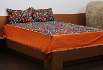 59% OFF on Flazee Cotton Ikat King Bedsheet 1 BedSheet, 2Pillow Cover, Multicolor 59% OFF on Flazee Cotton Ikat King Bedsheet 1 BedSheet, 2Pillow Cover, Multicolor