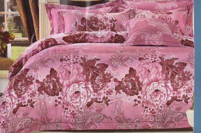 60% OFF on Wrap Polyester Printed Double Bedsheet