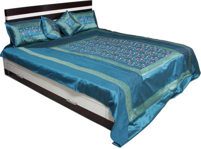 64% OFF on Soundarya Polyester Silk Blend Abstract Double Bedsheet 64% OFF on Soundarya Polyester Silk Blend Abstract Double Bedsheet