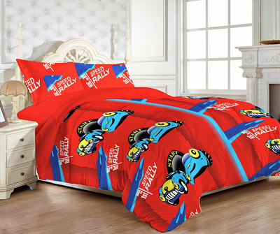 MYCK Cotton Abstract Single Bedsheet MYCK Cotton Abstract Single Bedsheet