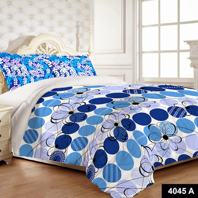 MYCK Cotton Floral Queen Bedsheet MYCK Cotton Floral Queen Bedsheet