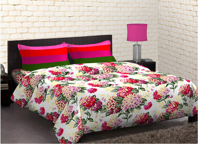 20% OFF on Stellar Home USA Polycotton Floral Double Bedsheet