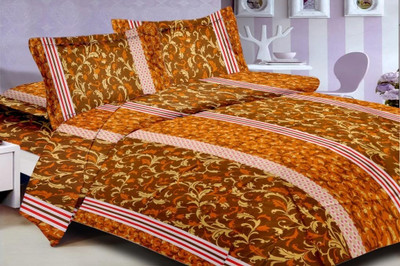 34% OFF on Royal Crust Cotton Printed Double Bedsheet