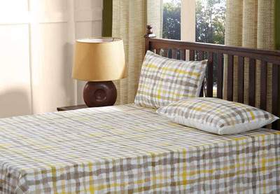 Maspar Cotton Geometric King Bedsheet
