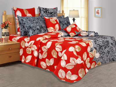 28% OFF on Salona Bichona Cotton Floral Single Bedsheet 1 Single Bedsheet, 1 Pillow cover, Red 28% OFF on Salona Bichona Cotton Floral Single Bedsheet 1 Single Bedsheet, 1 Pillow cover, Red