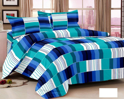 56% OFF on Bedline Home Cotton Printed Double Bedsheet