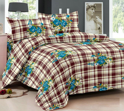 70% OFF on Ahmedabad Cotton Cotton Floral Double Bedsheet 1 double bedsheet, 2 pillow covers, Multicolor 70% OFF on Ahmedabad Cotton Cotton Floral Double Bedsheet 1 double bedsheet, 2 pillow covers, Multicolor