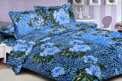 41% OFF on Urban Style Cotton Floral Double Bedsheet 1 Bedsheet, Multicolor