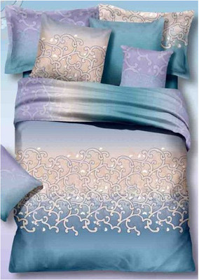 59% OFF on Silver Thread Polycotton King Bedsheet